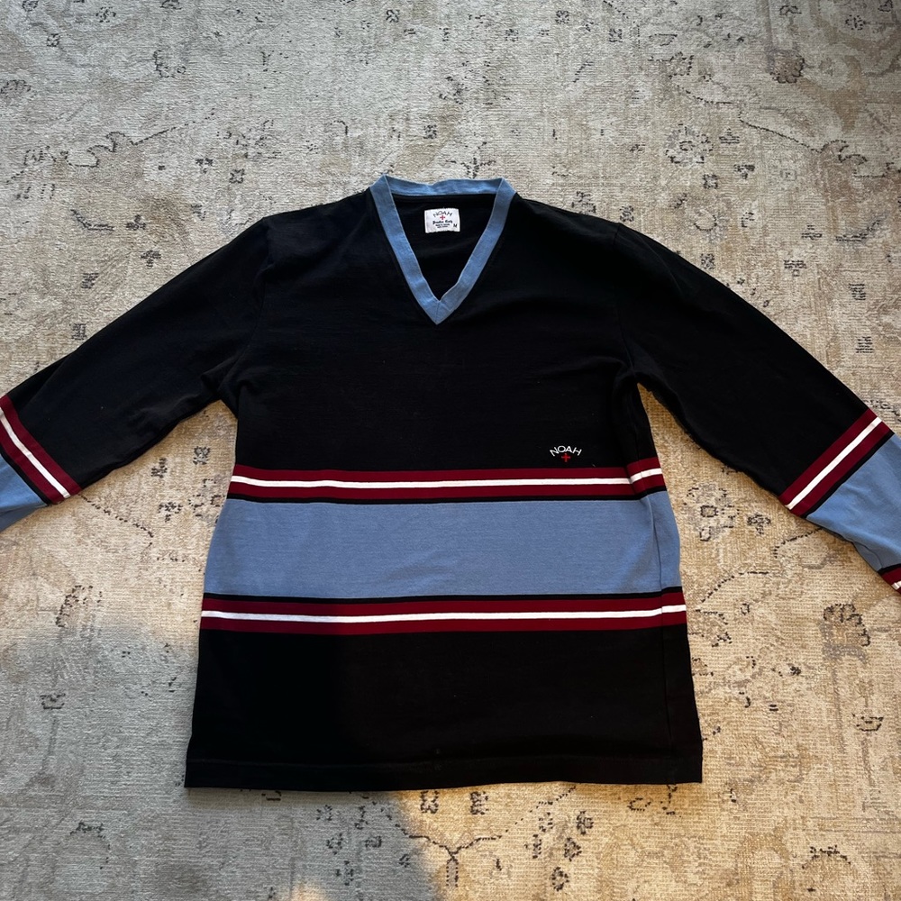 Noah Black Hockey Jersey Cotton Shirt